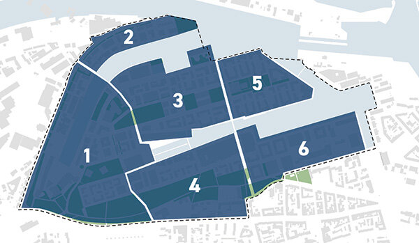 Karte: Neue Viertel von Werftquartier | © Pressestelle, Magistrat der Stadt Bremerhaven