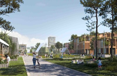 Werftquartier Rendering | © Cobe Werftquartier Rendering | © Cobe